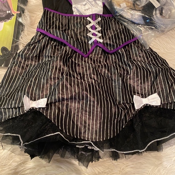 Girls Jack skellington costume (W) - Picture 3 of 5